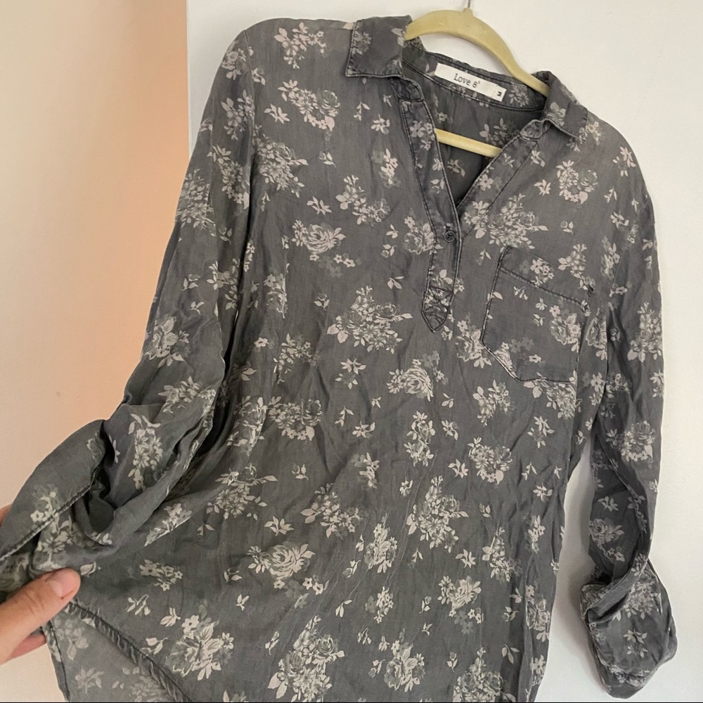 Love 8 Floral Leggings Top